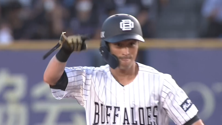 1回表・B福田周平 タイムリー2ベースヒットで先制に成功!! 後半戦の幕開けを告げる一打を放つ!!