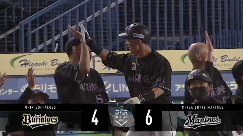 5回裏・M高部瑛斗 夜空を切り裂く逆転弾!! 右中間への第2号逆転3ランホームランを放つ!!