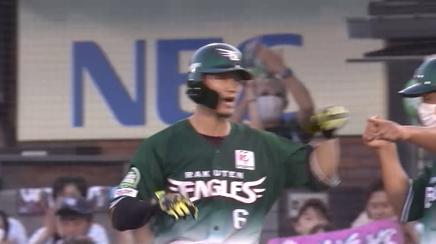 2回裏・E西川遥輝 初球を捉えた!! タイムリーヒットで7月7日以来の打点をあげる!!