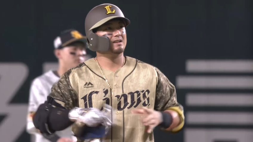 4回表・L森友哉 149kmのストレートをライトへ見事に弾き返し追加点をあげる!!