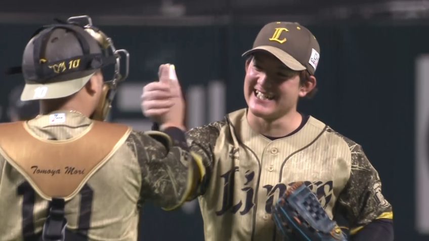 9回裏・L與座海人 9回無四死球無失点の好投でプロ初完封&自身3連勝!!