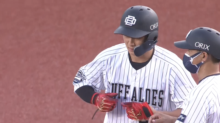 4回表・B紅林弘太郎 低めを捉えた!! セカンドの頭上を越える勝ち越しの2点タイムリーヒット!!