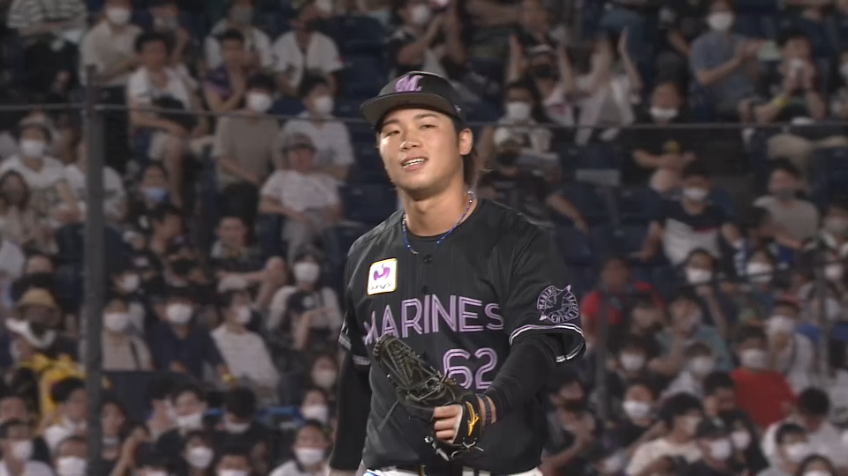 9回表・M森遼大朗 B杉本裕太郎からプロ初奪三振!! プロ初登板で1回無失点の好リリーフ!!