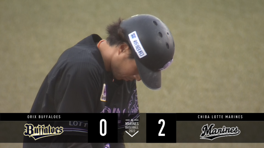 2回裏・M岡大海 チャンスで決めた!! タイムリー2ベースヒットで追加点を奪う!!