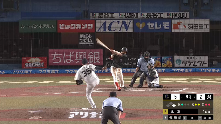 9回裏・B比嘉幹貴 2019年以来のセーブで、チームを5連勝へ導く!!