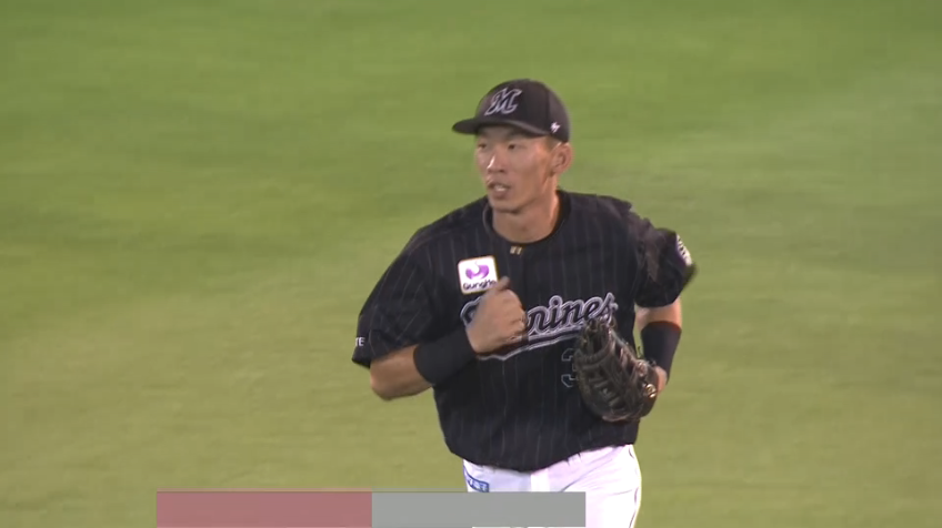 5回裏・M髙部瑛斗 フェンスは気にしない!! センター後方への難しい打球をフェンスにぶつかりながらキャッチ!!