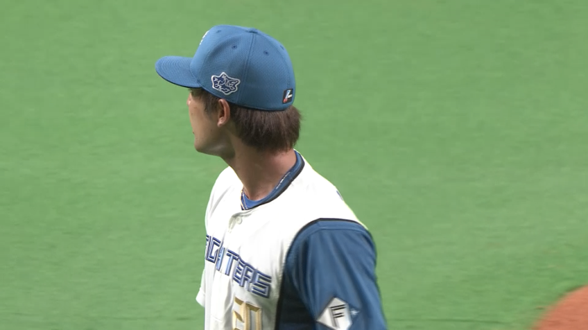 8回表・F上原健太 8回5奪三振無失点の好投!! バックも盛り立てる!!