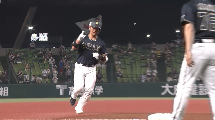 5回表・B頓宮裕真 が第3号となるソロホームランを放ち、反撃開始!!