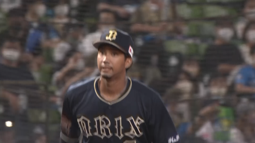 7回裏・B宗佑磨 またまた好プレー!! 鋭いサードゴロを逆シングルでさばく!!