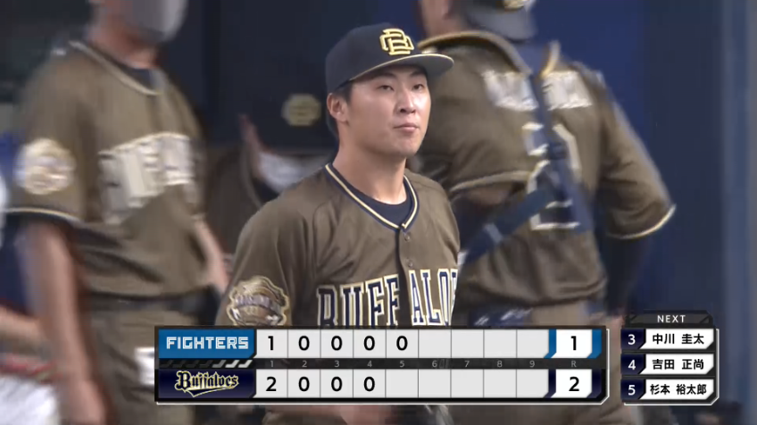 5回表・B東晃平 ピンチを切り抜けてプロ初勝利の権利を得る!!