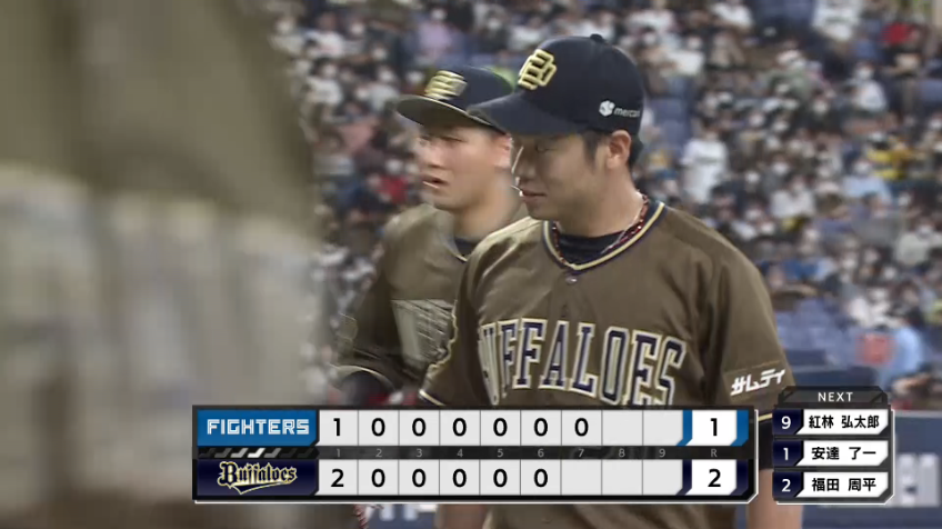 7回表・B近藤大亮 空振り三振でピンチを脱出!!