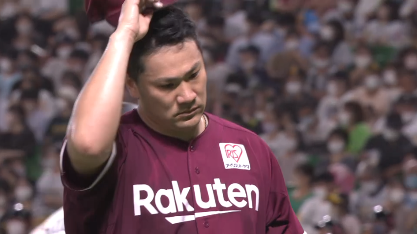 6回裏・E田中将大 気迫の投球!! ノーアウト1,3塁のピンチを無失点で切り抜ける!!