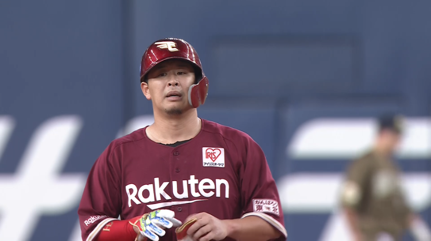 6回表・E浅村栄斗 得点圏での強さを発揮するタイムリー2ベースヒットで反撃の狼煙を上げる!!