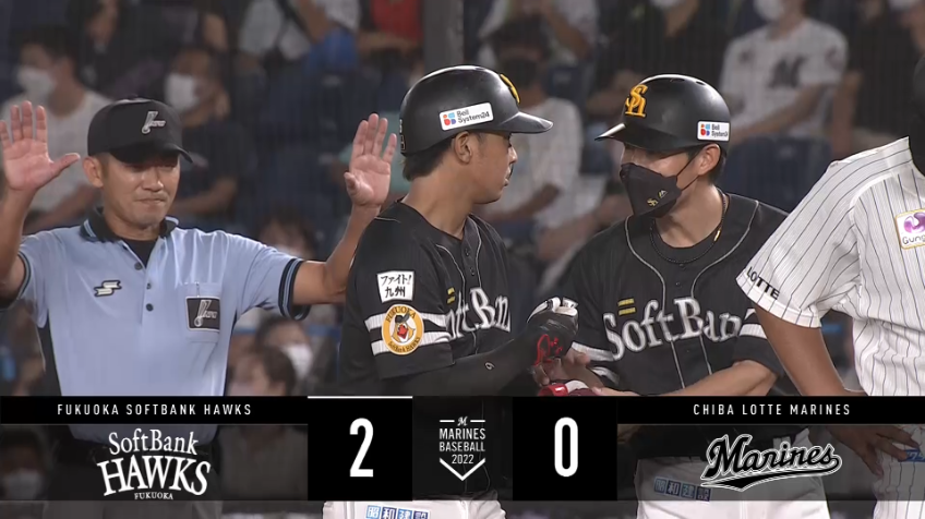 5回表・H今宮健太 本日2打点目となるタイムリーヒット!!