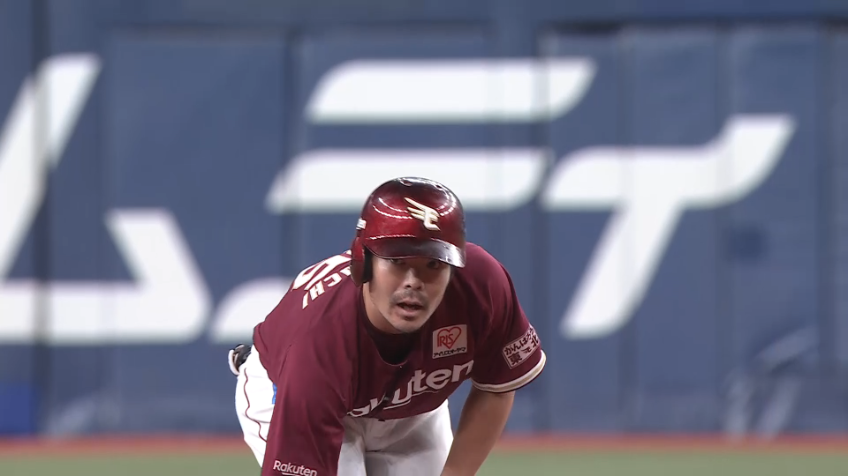 4回表・E島内宏明 センターオーバーの2ベースヒットでチャンスメイク!!