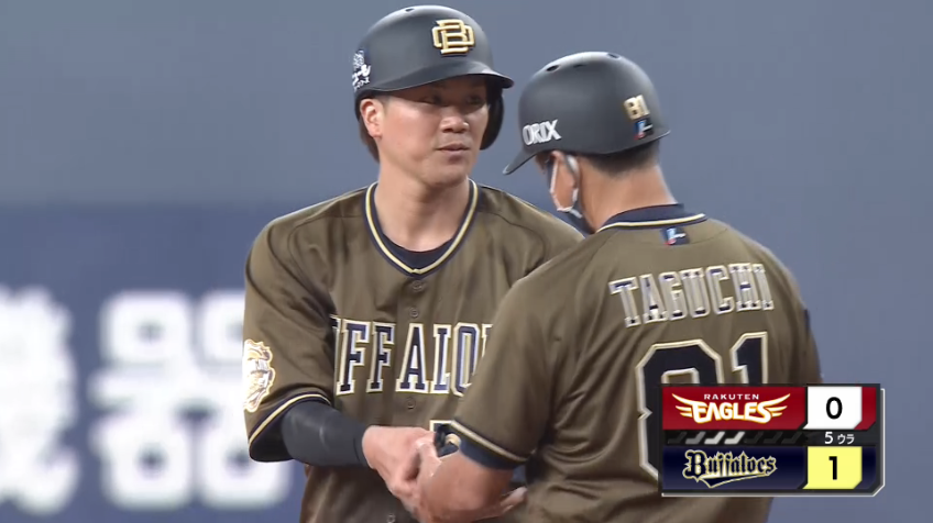 5回裏・B伏見寅威 ライト前に弾き返す先制タイムリーヒット!!