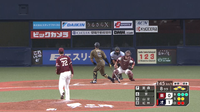 8回裏・E宮森智志 満塁のピンチを空振り三振でしのぐ!!