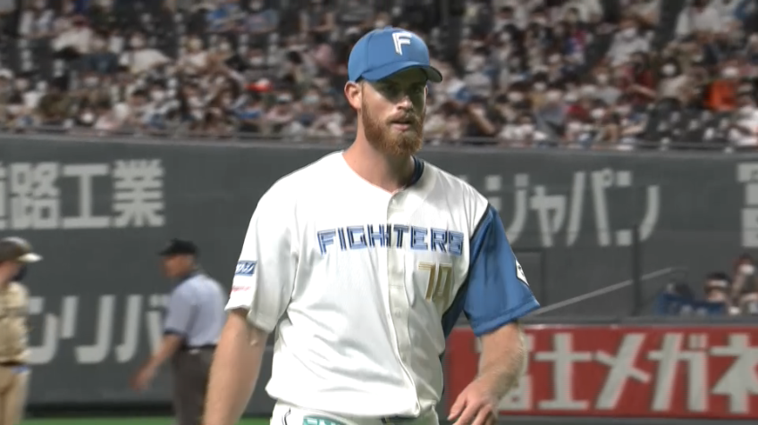 12回表・Fメネズ ランナーがいる場面で登板するも空振り三振を奪い最後の攻撃に託す!!