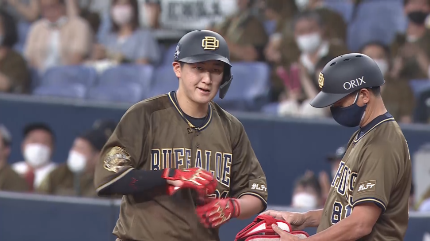 5回裏・B紅林弘太郎 外角の変化球を逆方向に弾き返す!! 技ありのタイムリーヒット!!