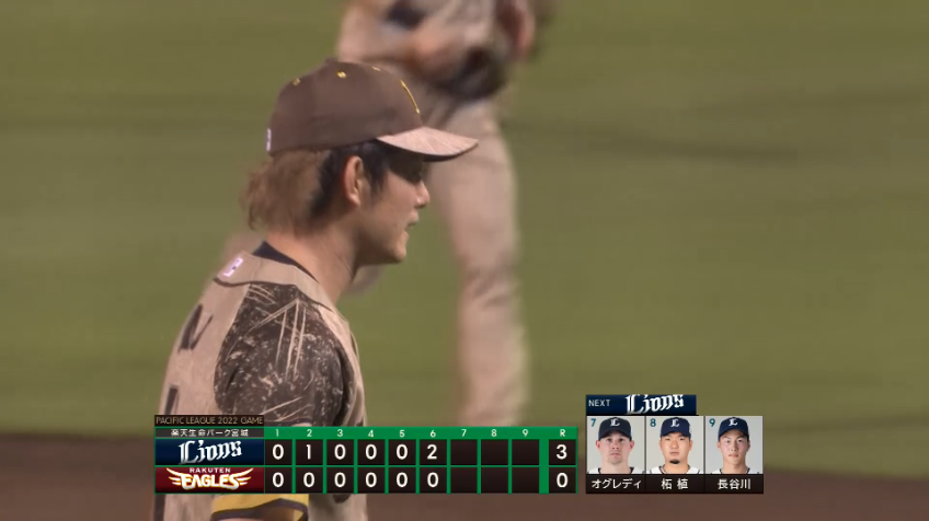 7回裏・L今井達也 アクシデントで降板するも7回途中112球2安打2四球9奪三振無失点のピッチング!!