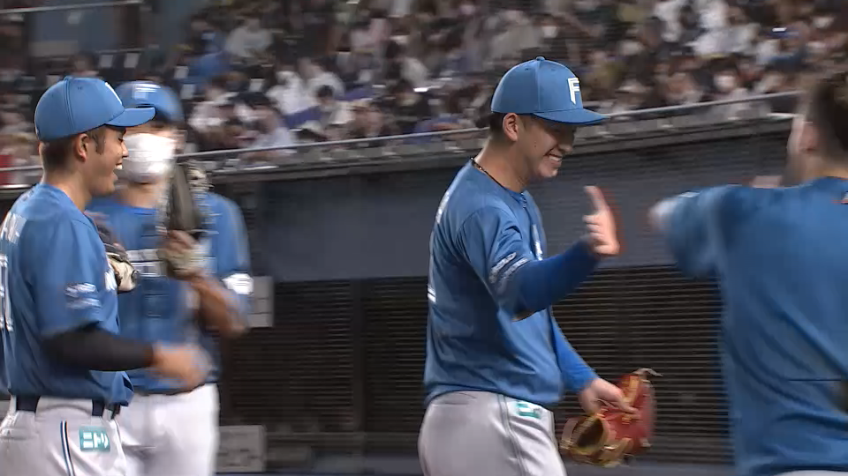 6回裏・F北浦竜次 完璧な火消し!! 満塁のピンチを脱する!!