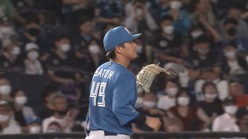 7回裏・F佐藤龍世 超ファインプレー!! ダイビングキャッチでダブルプレーを奪う!!