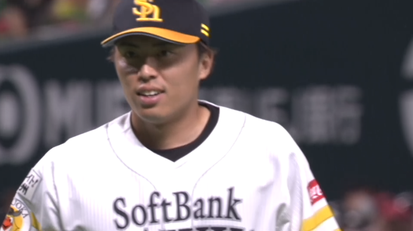 6回表・H田中正義 今季初登板で2者連続三振を含む3者凡退に抑える!!