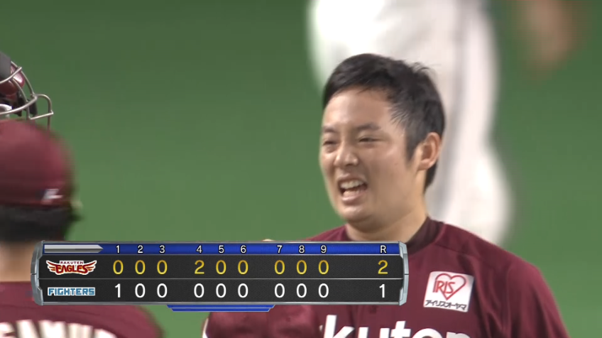 9回裏・E松井裕樹 一打逆転の場面で空振り三振を奪い、試合を締める!!