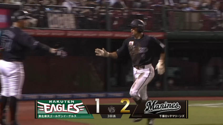 3回表・M荻野貴司 快足飛ばして生還!! ダブルスチールに成功しリードを奪う!!