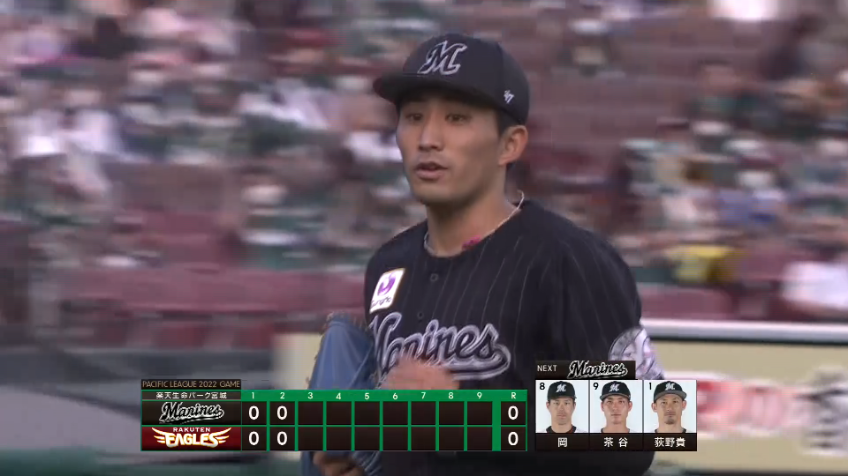 2回裏・M小島和哉 1アウトからランナー出すも、2者連続三振を奪う!!