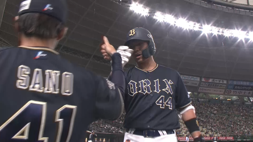 2回表・B頓宮裕真 ソロホームランを放ち1点差に迫る!!