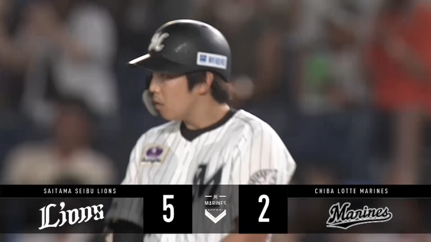 6回裏・M菅野剛士 ライト前へタイムリーヒット!! 代打で結果を残した!!