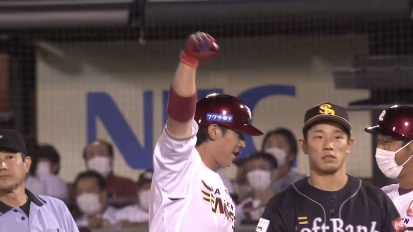 8回表・E西口直人 3者凡退に抑える好リリーフを見せる!!