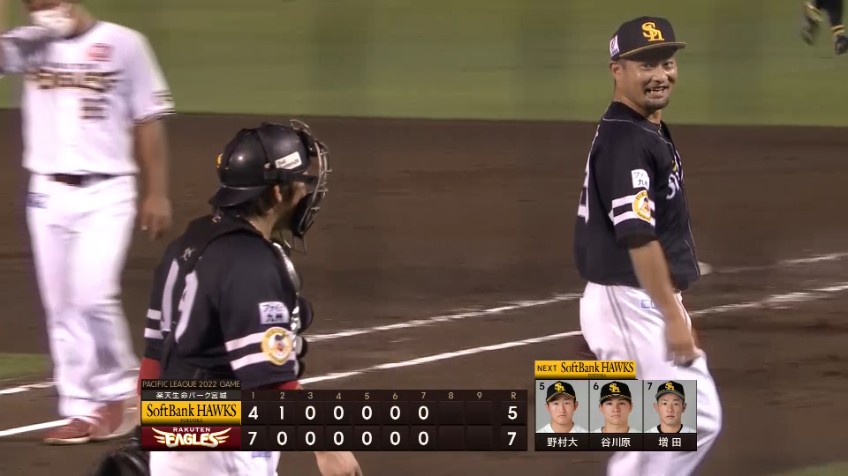 7回裏・H森唯斗 帰ってきた守護神!! 1ヶ月ぶりの登板を無失点に抑える!!