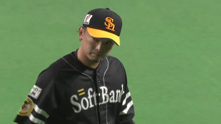 1回裏・H東浜巨 最後は高めのストレートで空振り三振!! この回3者連続三振の完璧な立ち上がりを見せる!!