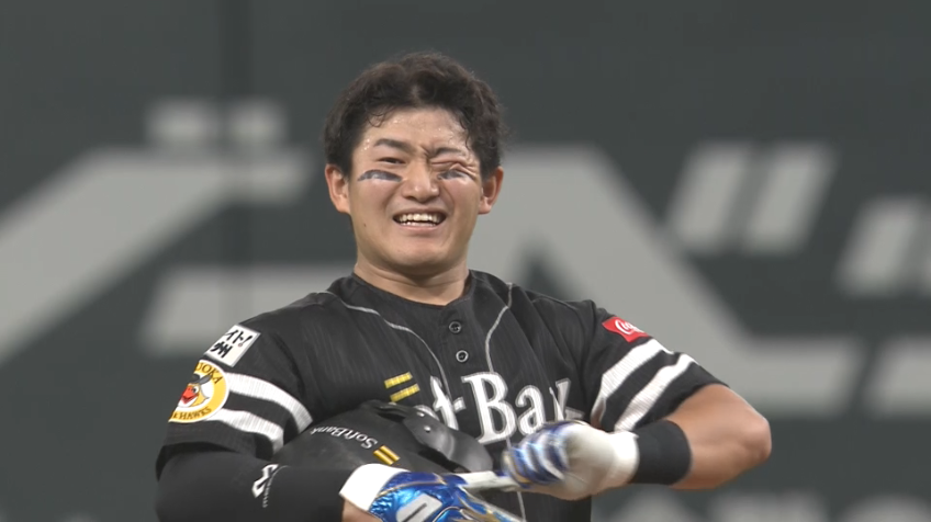 5回表・H野村大樹 ライトオーバーのタイムリー2ベースヒットでこの回一挙4連打3得点!!