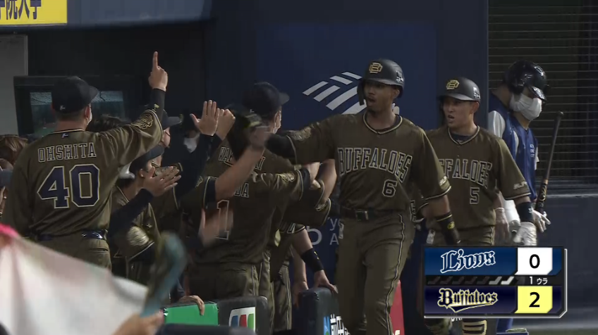 1回裏・B宗佑磨 ライトスタンドへの先制2ランホームラン!!