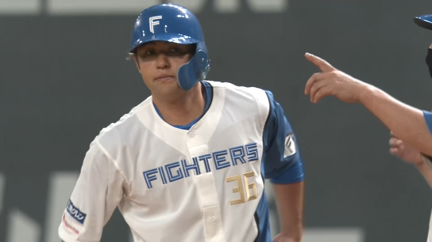 1回裏・F木村文紀 スタメン起用に応える先制のタイムリーヒットを放つ!!