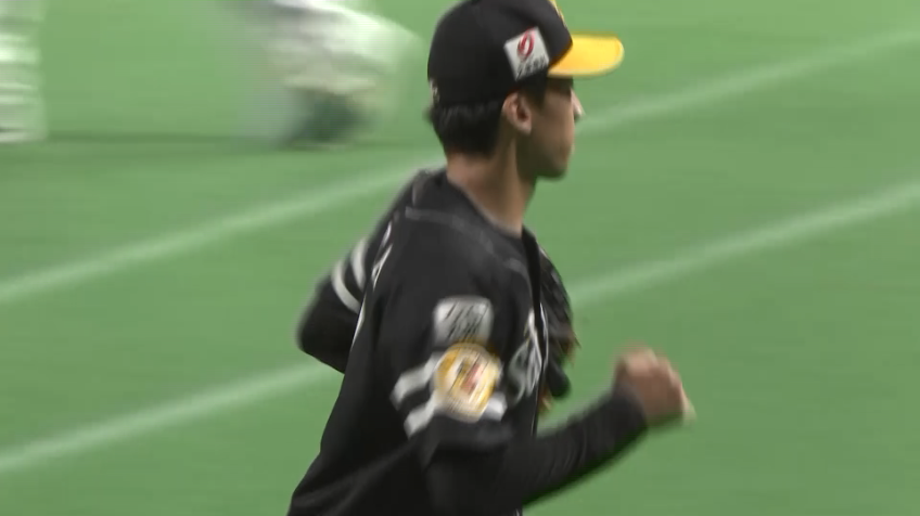 8回裏・H尾形崇斗 最後は三振!! 3回からノーヒットリレー!!