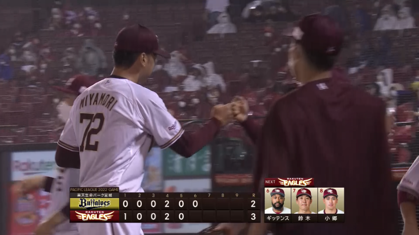6回表・E宮森智志 力強い直球で空振り三振‼ 相手のクリーンナップを3者凡退に抑える!!