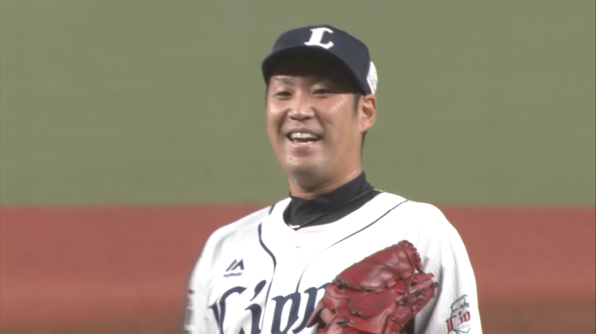 9回表・L増田達至 1アウトランナー2,3塁のピンチを2者連続三振で乗り切りチームは首位に浮上!!