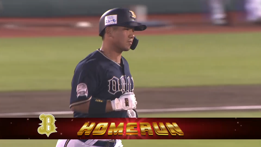 2回表・B頓宮裕真 すぐさま追いつく!! 第6号同点2ランホームラン!!