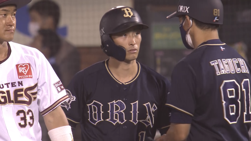 8回表・B福田周平 上手く運んだ!! センター前に落とすタイムリーヒットを放つ!!