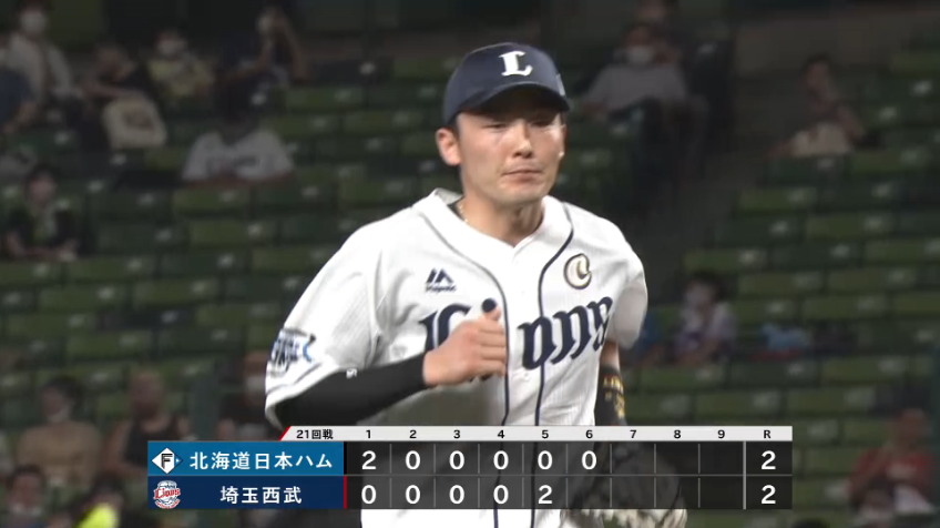 6回表・L源田壮亮 ランニングスローで華麗に捌く!!