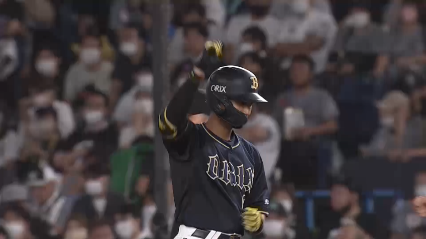 5回表・B宗佑磨 初球を叩いて一二塁間を破る!! 完全試合を阻止しリベンジへ!!