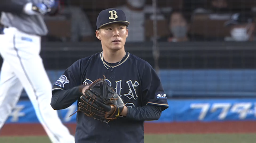 3回裏・B山本由伸 アウトコースギリギリへの直球で見逃し三振を奪う!!