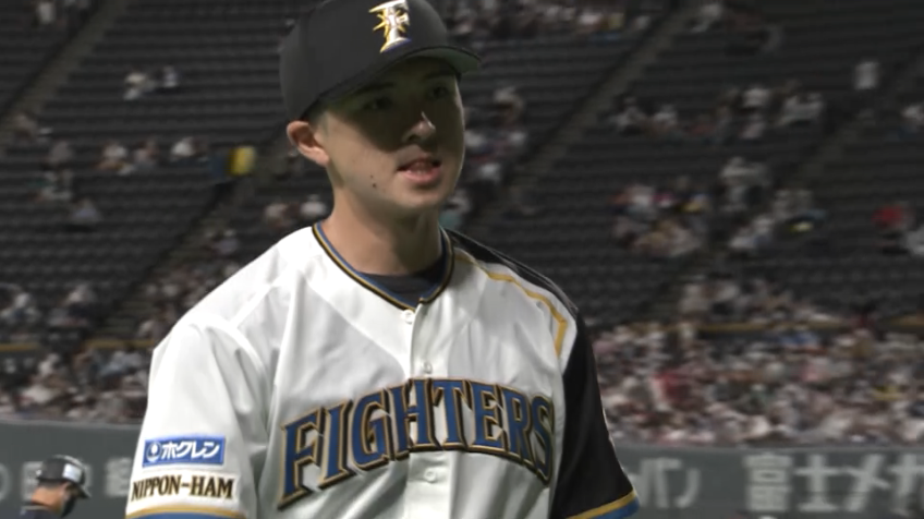 7回表・F上沢直之 久しぶりの勝利へ!! 7回5奪三振2失点の好投!!