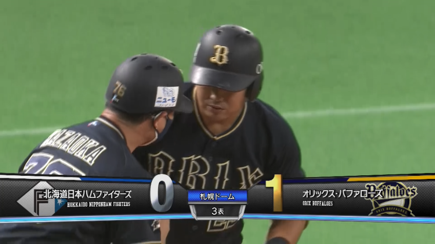3回表・B西村凌 先制のタイムリー3ベースヒット!!