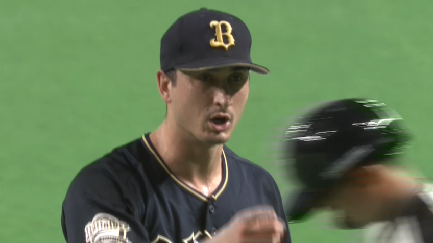 8回裏・Bワゲスパック 空振り三振でピンチを脱出!!