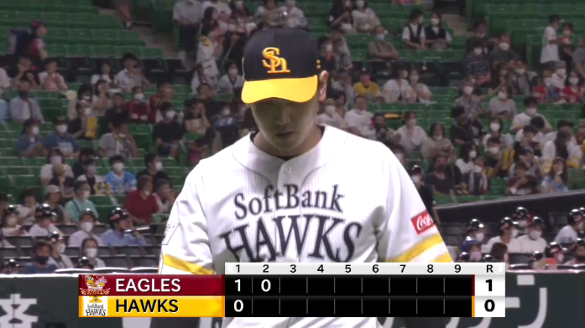 2回表・H石川柊太 ピンチを招くも2者連続三振で切り抜ける!!